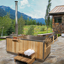 Load image into Gallery viewer, The Starlight Wood Burning Hot Tub