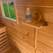 Load image into Gallery viewer, Multi-purpose Sauna Shelf – Birch Broom Holder – White Pine Wood