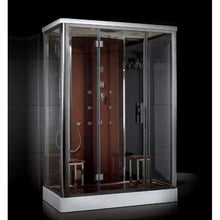 Load image into Gallery viewer, Platinum DZ956F8 Steam Shower-Brown 59&quot; Free Standing Steam Shower