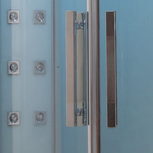 Load image into Gallery viewer, Platinum DZ962F8 Steam Shower-White 47&quot; Corner Steam Shower Unit