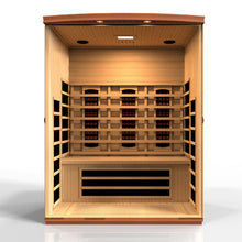 Load image into Gallery viewer, ***New 2023 Model*** Lugano 3 Person Full Spectrum Infrared Sauna - Canadian Hemlock