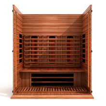 Load image into Gallery viewer, ***New 2021 Model*** Maxxus 3 Person Full Spectrum Infrared Sauna - Canadian Red Cedar