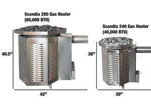 80K BTU Gas Sauna Heater