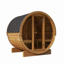 Load image into Gallery viewer, SaunaLife Model E7G Sauna Barrel Glass Front