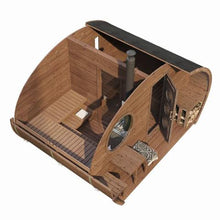 Load image into Gallery viewer, SaunaLife Model G11 Garden-Series Outdoor Home Sauna Kit -2 Room Sauna - Up to 8 Persons