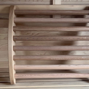 Wooden Sauna Backrest – Red Cedar
