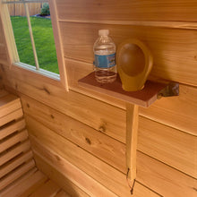Load image into Gallery viewer, Multi-purpose Sauna Shelf – Birch Broom Holder – Red Cedar Wood
