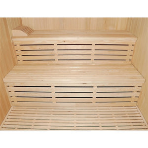 Canadian Hemlock Indoor Wet Dry Sauna - 4.5KW ETL Certified Heater - 4 Person