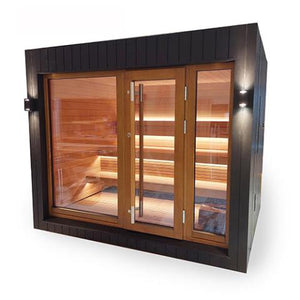 SaunaLife Model G7 Pre-Assembled Outdoor Home Sauna