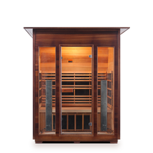 Load image into Gallery viewer, Enlighten Rustic 3 Indoor Full Spectrum Infrared Sauna