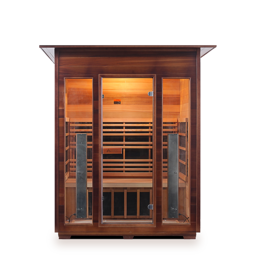 Enlighten Rustic 3 Indoor Full Spectrum Infrared Sauna