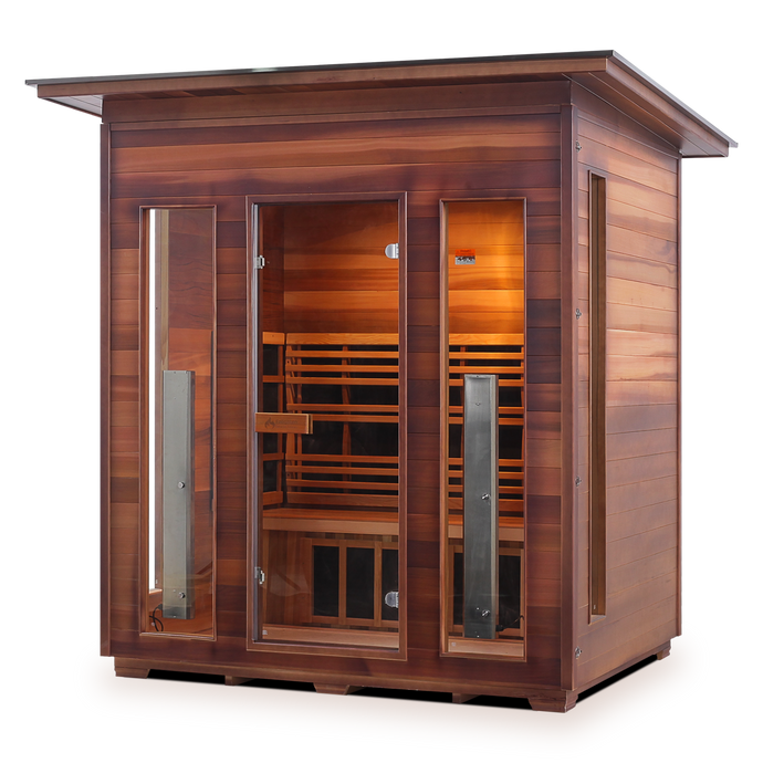 Enlighten Diamond 4 Slope Infrared/Traditional Sauna