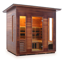Load image into Gallery viewer, Enlighten Diamond 5 Slope Infrared/Traditional Sauna