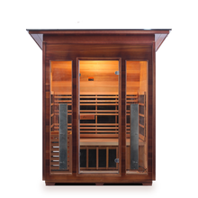 Load image into Gallery viewer, Enlighten Diamond 3 Slope Infrared/Traditional Sauna