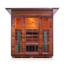 Load image into Gallery viewer, Enlighten Diamond 4 Slope Infrared/Traditional Sauna