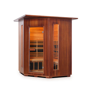 Enlighten Rustic 4C Indoor Full Spectrum Infrared Sauna
