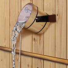 Load image into Gallery viewer, Pine Wood Sauna Shower Bucket