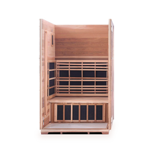 Load image into Gallery viewer, Enlighten Rustic 2 Slope Full Spectrum Infrared Sauna