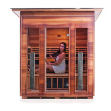 Load image into Gallery viewer, Enlighten Diamond 4 Slope Infrared/Traditional Sauna