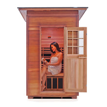Load image into Gallery viewer, Enlighten Sapphire 2 Slope Infrared/Traditional Sauna