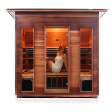 Load image into Gallery viewer, Enlighten Rustic 5 Slope Full Spectrum Infrared Sauna