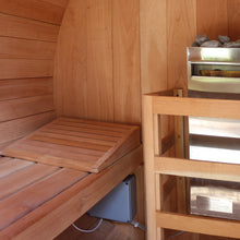 Load image into Gallery viewer, Scandia Electric Barrel Sauna with Canopy