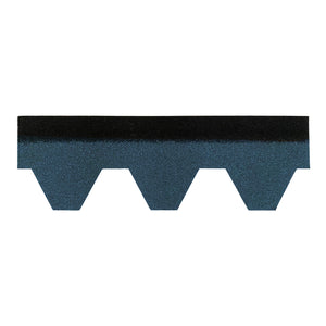 Weather-Resistant Bitumen Roof Shingle Replacement for Barrel Saunas - 60 x 72 x 75 Inches - Blue