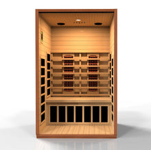 Load image into Gallery viewer, ***New 2023 Model*** Cardoba 2 Person Full Spectrum Infrared Sauna - Canadian Hemlock