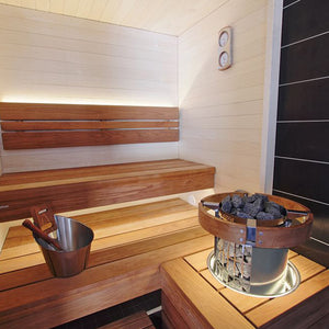 Harvia Cilindro UL Certified Electric Sauna Heater - Digital Xenio Control Panel with WiFi Remote Control – 9 kW