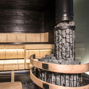 Harvia Legend 150 Wood Burning Sauna Heater and Chimney Kit