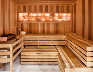 Himalayan Salt Interior Pre-Cut Sauna Room Kits