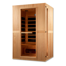Load image into Gallery viewer, Maxxus &quot;Serenity&quot; Dual Tech 2 person Low EMF FAR Infrared Sauna Canadian Hemlock