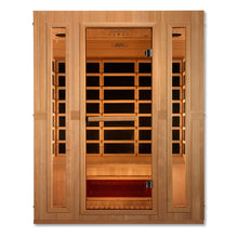 Load image into Gallery viewer, Maxxus &quot;Trinity&quot; Dual Tech 3 person Low EMF FAR Infrared Sauna Canadian Hemlock