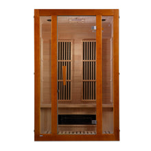 Load image into Gallery viewer, Maxxus &quot;Aspen&quot; Dual Tech 2 person Low EMF FAR Infrared Sauna Canadian Hemlock