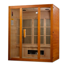 Load image into Gallery viewer, Maxxus &quot;Alpine&quot; Dual Tech 3 person Low EMF FAR Infrared Sauna Canadian Hemlock