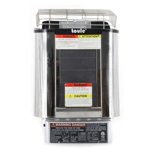 TOULE ETL Certified Wet Dry Sauna Heater Stove - Wall Digital Controller - 6KW