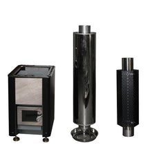 Load image into Gallery viewer, Coasts Wood-Burning Sauna Stove and Chimney Set – 16 x 18 x 27 in.