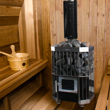 Load image into Gallery viewer, Coasts Wood-Burning Sauna Stove and Chimney Set – 19 x 19 x 26 in