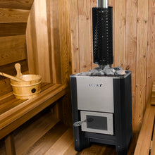 Load image into Gallery viewer, Coasts Wood-Burning Sauna Stove and Chimney Set – 16 x 18 x 27 in.
