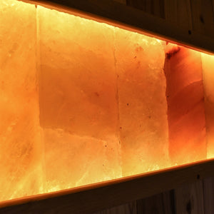 Himalayan Pink Crystal Sauna LED Salt Brick Wall Panel - 38 inches