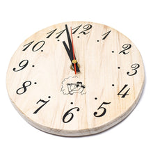Load image into Gallery viewer, Handcrafted Sleek Analog Clock in Finnish Pine Wood