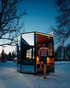 Haljas Hele Glass Single Luxury Up to 7 Person, Outdoor Sauna House