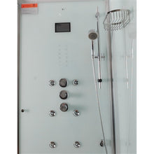 Load image into Gallery viewer, Athena WS-141R White 59&quot; Rectangular Walk In Steam Shower