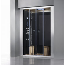 Load image into Gallery viewer, Athena WS-112 Steam Shower-Sliding Door Athena 59&quot; Walk In Steam Shower